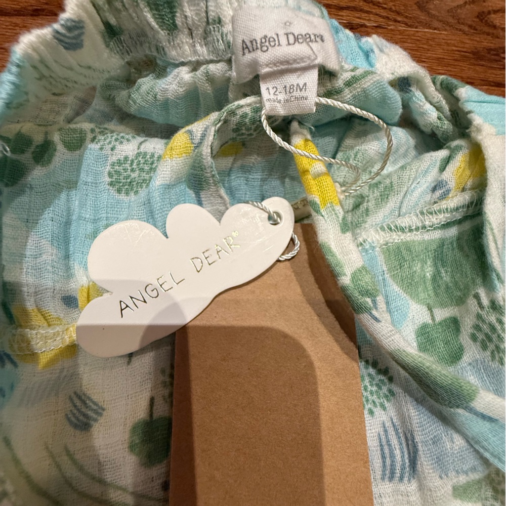 NEW Angel Dear Tie Back Romper 12-18 Months - Picture 5 of 7